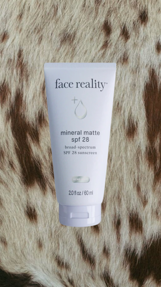 Mineral matte spf 28